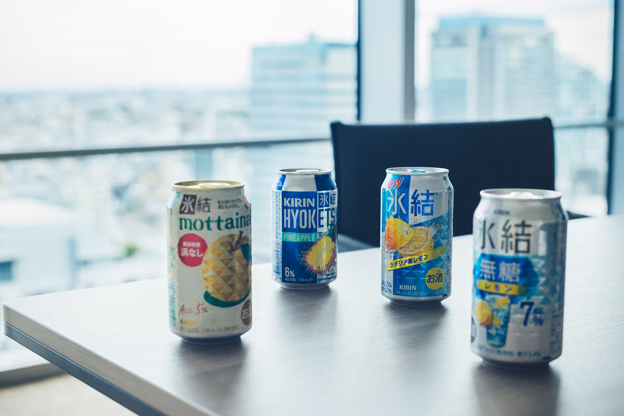 Cans of HYOKETSU Sicilian Lemon, HYOKETSU sold in Oceania, HYOKETSU